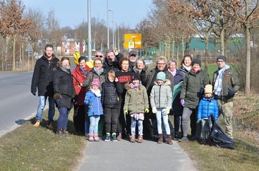 Müllsammelaktion 12.03. mit Ziegelbergweg e.V.