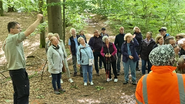 Waldführung 25.05. mit Förster Prigge